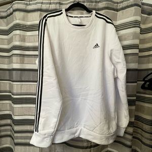 Adidas unisex white sweatshirt XL